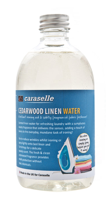 Linen/Ironing Water with Cedar fragrance by Caraselle