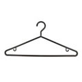 One Pack of 3 Plastic Hangers 43cm