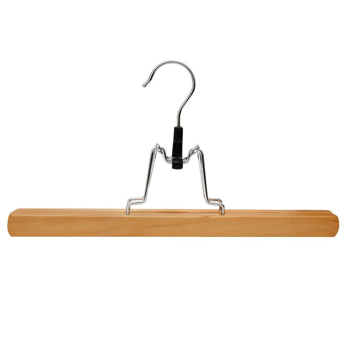 Caraselle Hosenklammer aus Holz mit rutschfestem Filzfutter, 30 cm breit