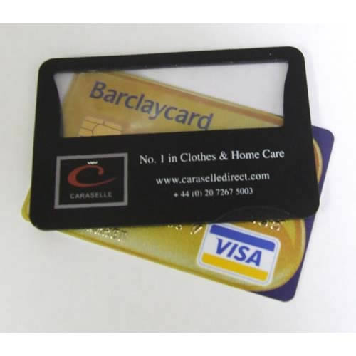 Credit Card Magnifier with L.E.D. light 85 x 55mm from Caraselle