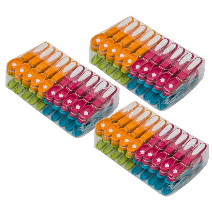 Extra starke, rutschfeste Wäscheklammern, 3 Packungen (insgesamt 60 Klammern)