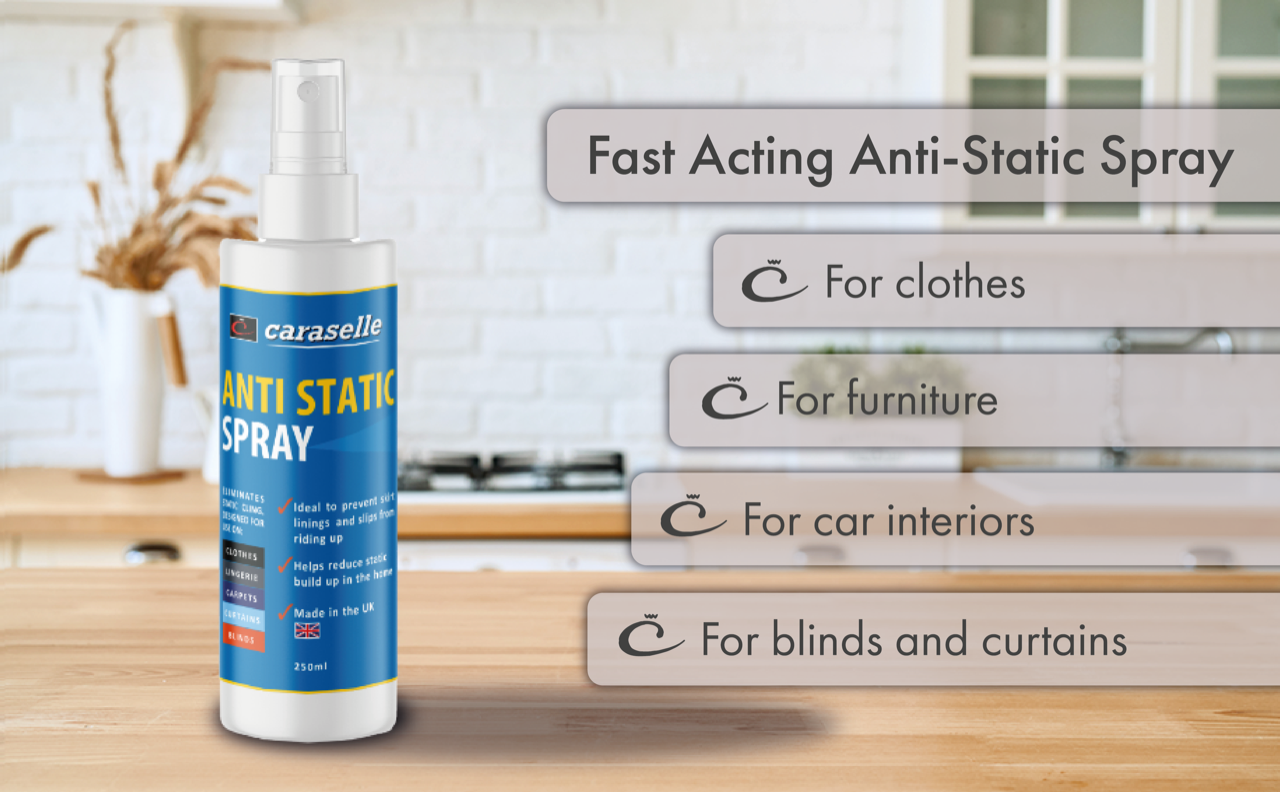 Caraselle Anti Static Spray for Clothes, Cleaning & More...