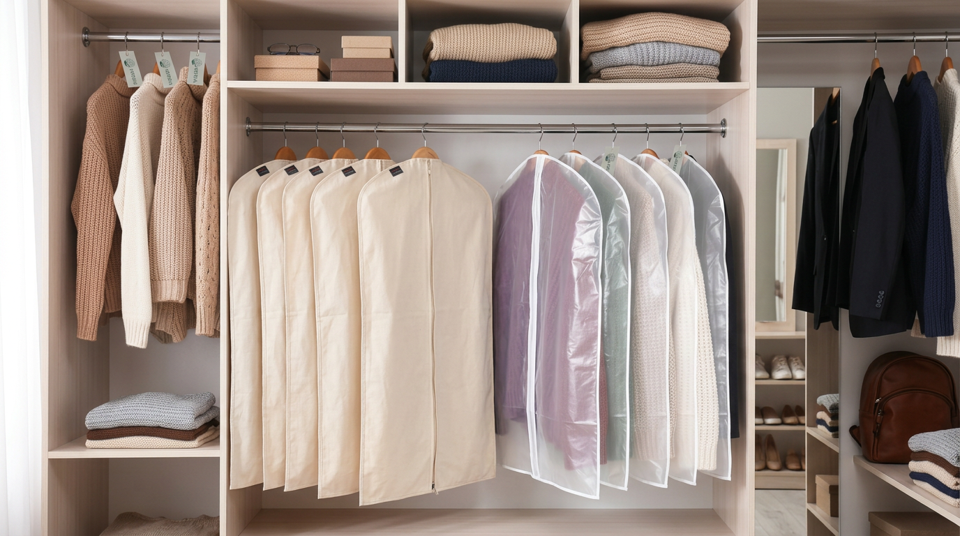 Cotton vs PEVA Garment Covers: Which Is Best?