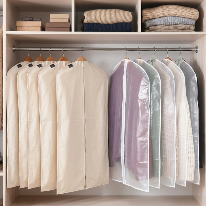 Cotton vs PEVA Garment Covers: Which Is Best?
