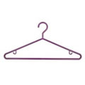 One Pack of 3 Plastic Hangers 43cm