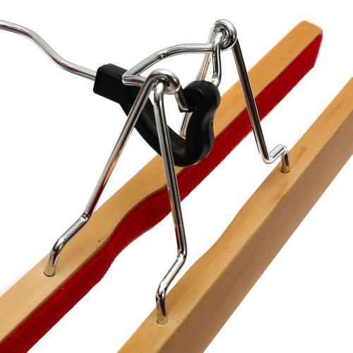 Caraselle Wooden Trouser Clamp with Non-Slip Felt Lining 30cms Wide