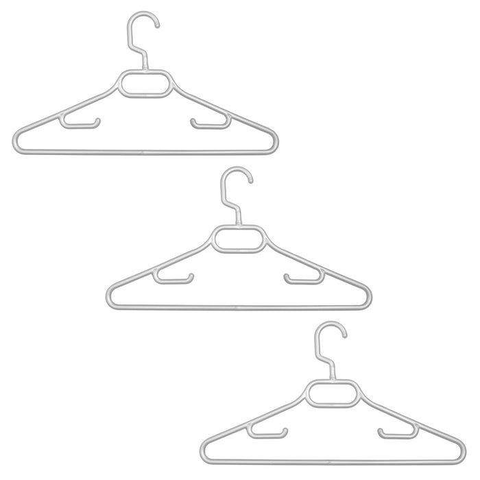3 Deluxe Caraselle-Drehhaken-Kleiderbügel aus Polypropylen, 43 cm breit 
