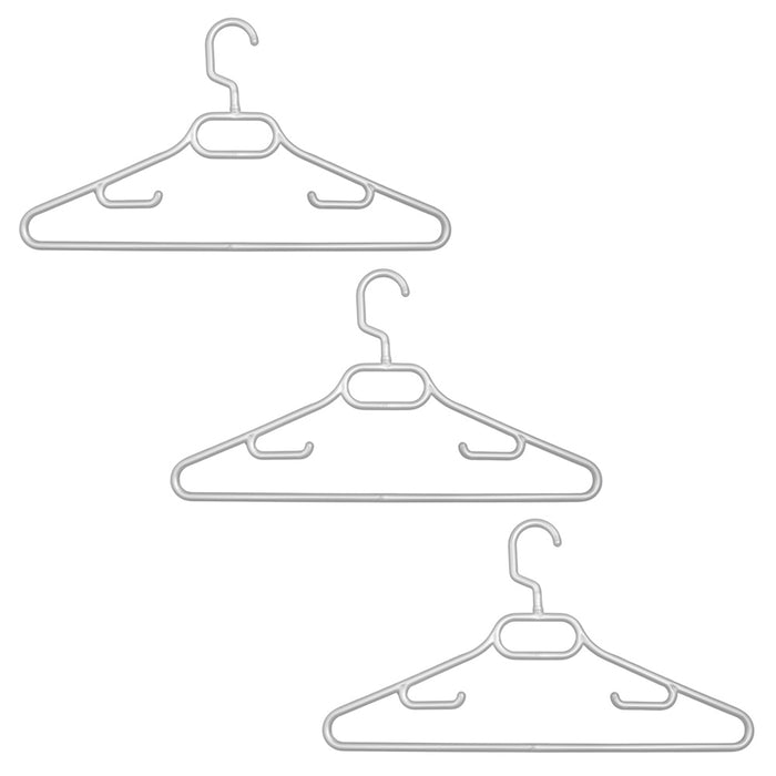 3 Deluxe Caraselle Swivel Hook Polypropylene Hangers 43cm wide