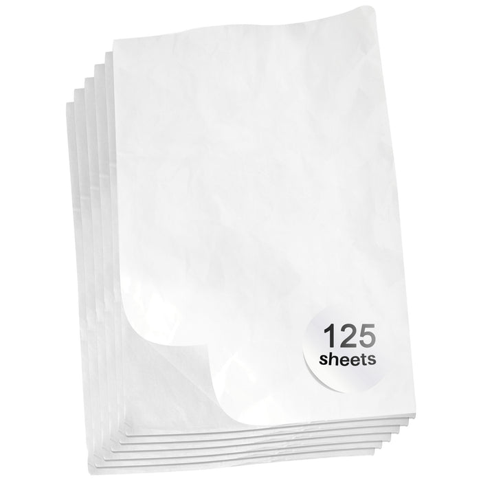 Grand papier de soie blanc sans acide (75 x 100 cm) 