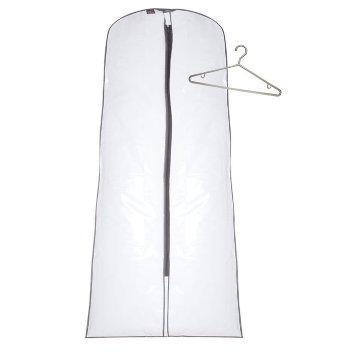 Long Coat/Ballgown Cover perfect for storage | Comes with a silver hanger