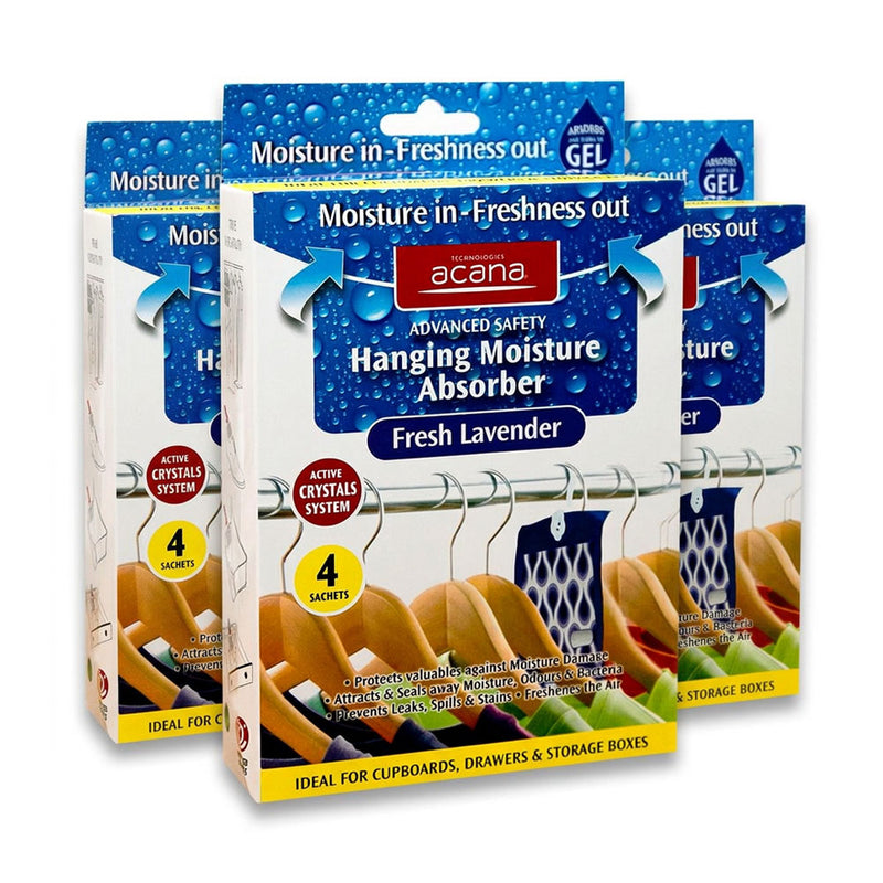 Acana Hanging Moisture Absorber Traps x4 – Fresh Lavender