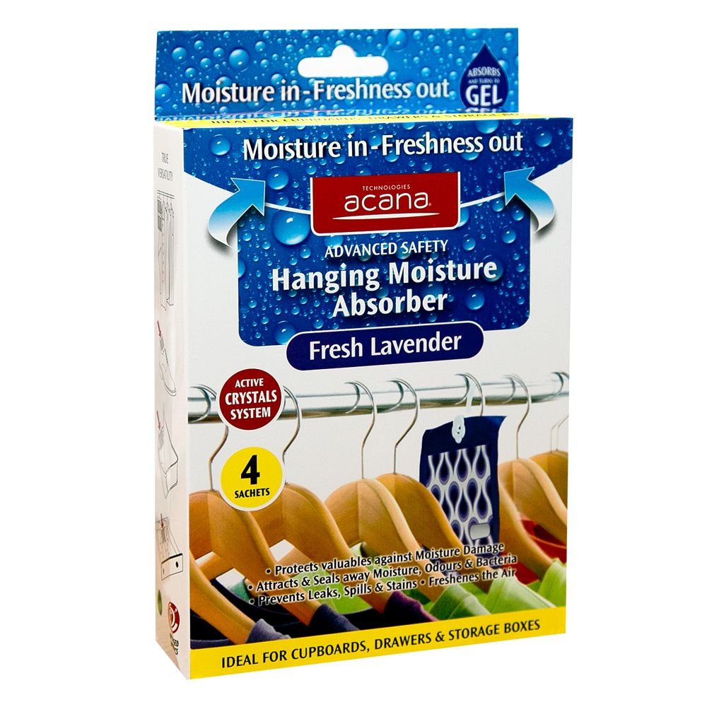 Acana Hanging Moisture Absorber Traps x4 – Fresh Lavender - Caraselle