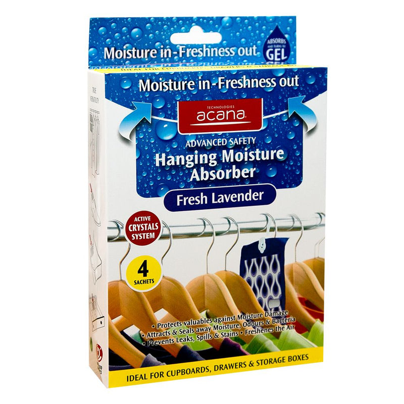 Acana Hanging Moisture Absorber Traps x4 – Fresh Lavender