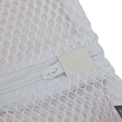 Kleine Netzwaschbeutel für Wäsche mit starkem Reißverschluss. Ideale Sockentasche für die Waschmaschine zum Schutz von Kleidung, Lätzchen und Feinwäsche. Wäschenetzbeutel 31 x 36 cm 