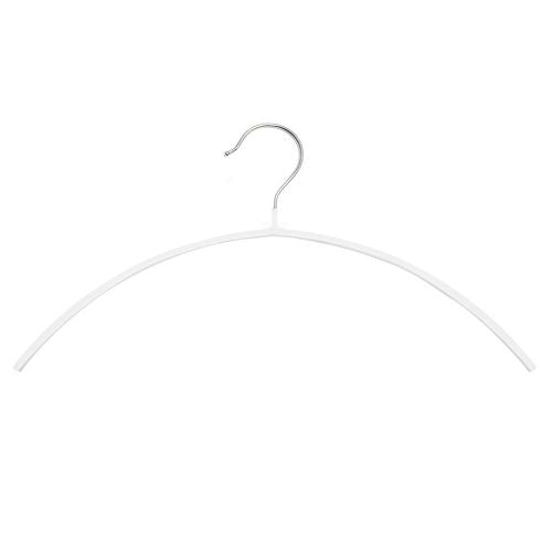 Extra Wide Black Plastic Jacket Hangers - 46cm
