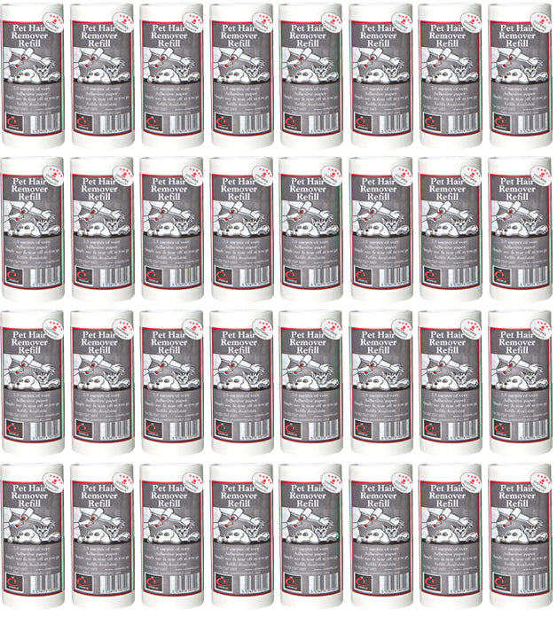 Pack de 32 recharges d'épilateur pour poils d'animaux (total 240 m) 