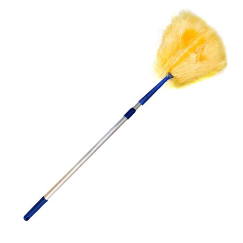 Caraselle Antistatik-Staubwedel mit flexiblem Kopf und Teleskopstiel bis 162 cm