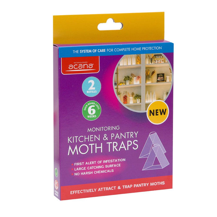 Acana Pantry Food Moth Trap Pack of 2 - No Harsh Chemicals