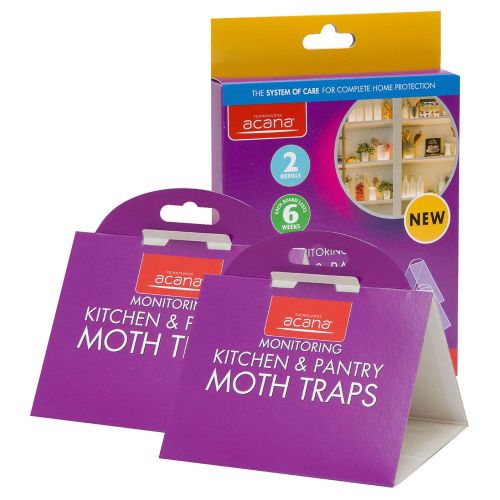 Acana Pantry Food Moth Trap Pack of 2 - No Harsh Chemicals