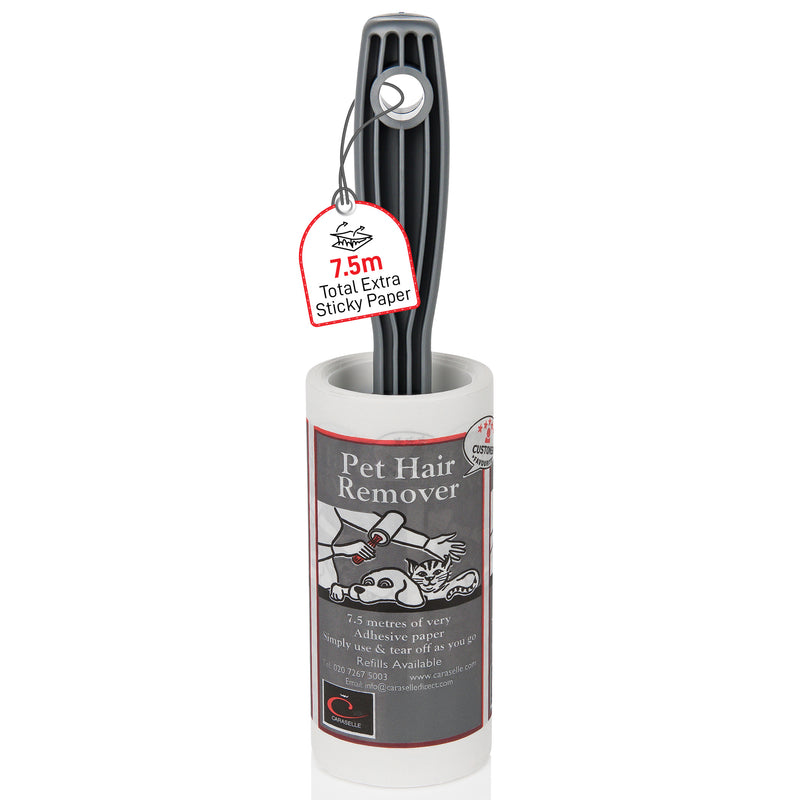 Pet Hair Remover Lint Roller (7.5m/Roller, ≈75+ Sheets Equivalent/Roller)
