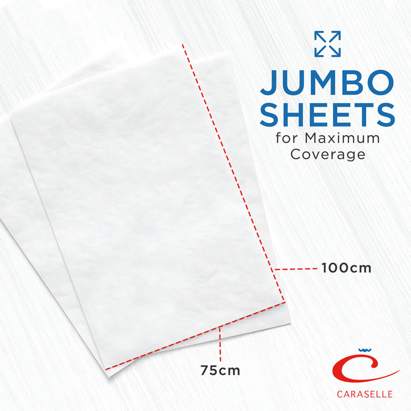 Jumbo großes weißes säurefreies Seidenpapier (75 x 100 cm) 