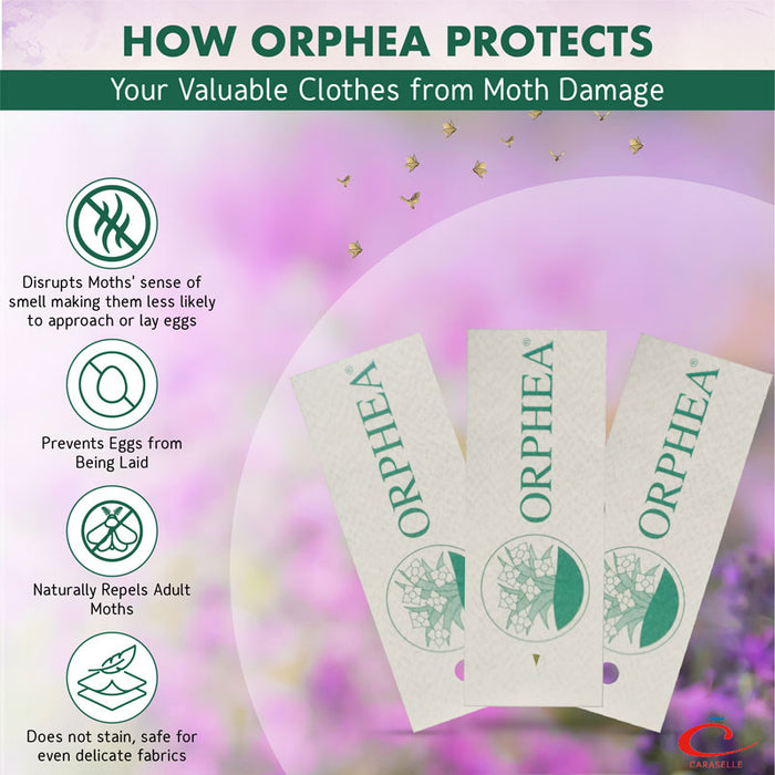 Peva Anti-Moth Storage Bundle H - SUIT Covers & FLORAL Orphea Moth Strips