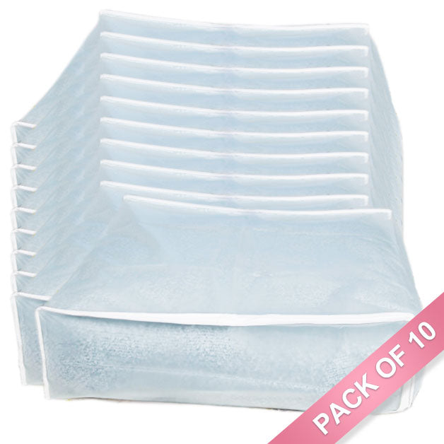 Caraselle Peva Anti-Moth Zip Up Underbed Storage Blanket Bags