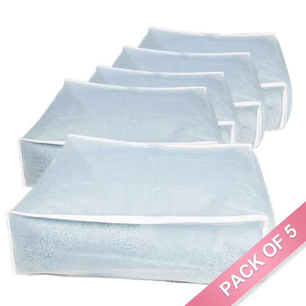Sacs de couverture de rangement sous le lit à fermeture éclair en Peva Caraselle 