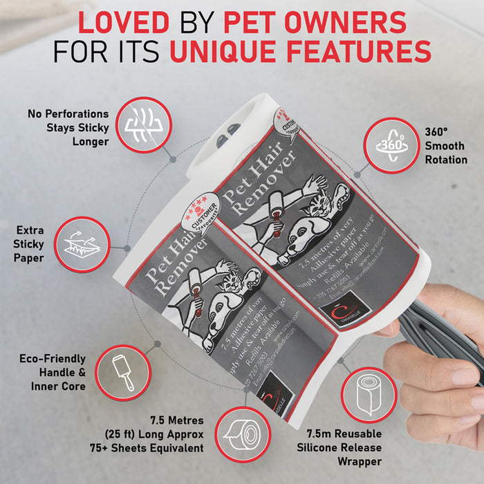 Nachfüllpackung für Tierhaarentferner (7,5 m) 