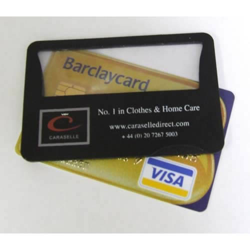 Loupe de carte de crédit avec lumière LED 85 x 55 mm de Caraselle 