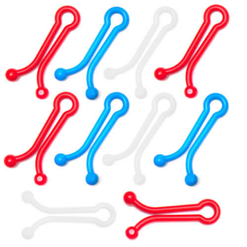 Taschenclips, britisches Design und Herstellung, verschiedene Farben, 4 cm Größe 