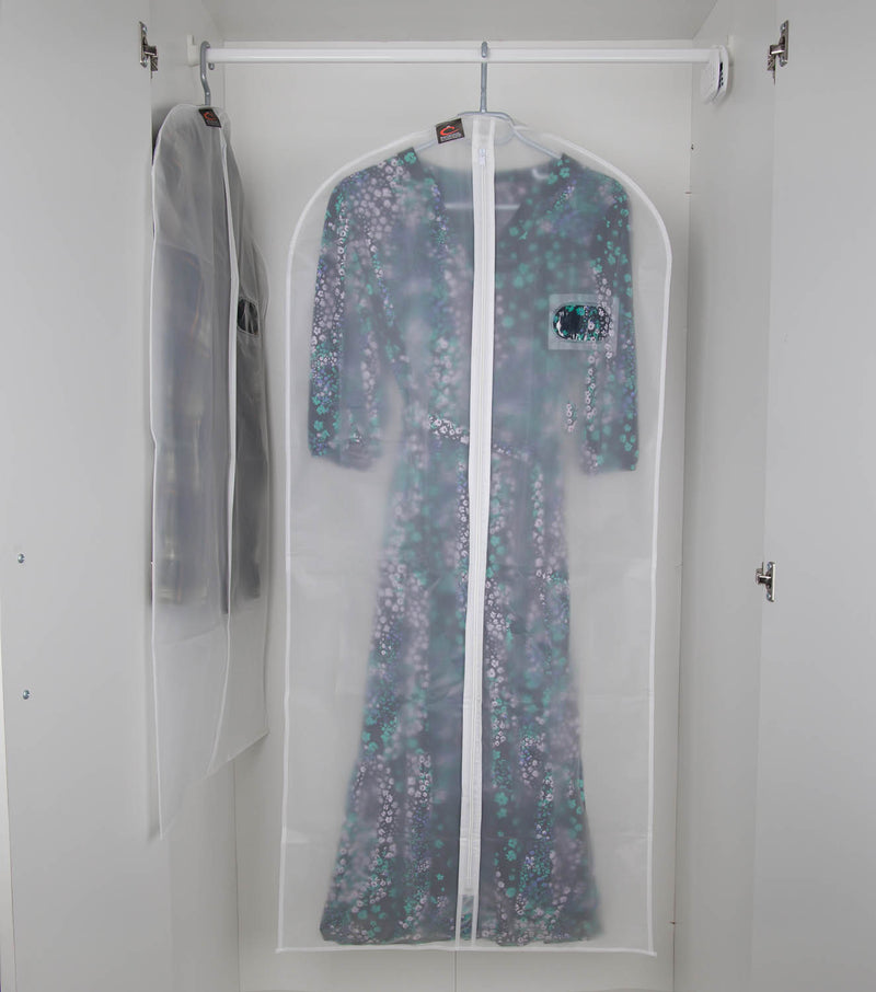 Caraselle Anti-Moth Peva DRESS COVER – Soft-Touch Garment Bag for Dress Storage (Approx. 128 x 60cms)