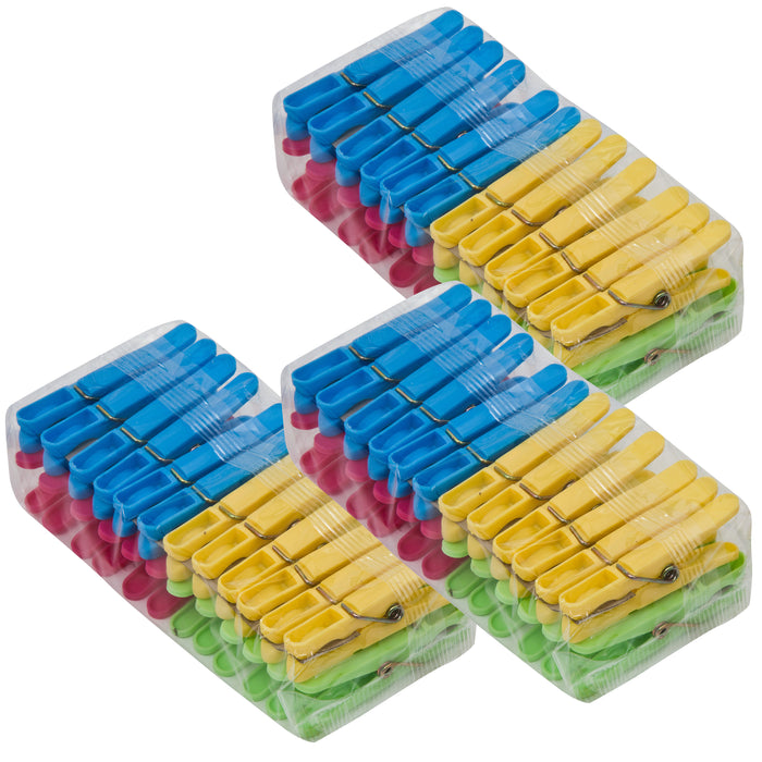 Standard Multipurpose Clothes Pegs for All Types of Clothes -  8cm long (24 pegs per pack)