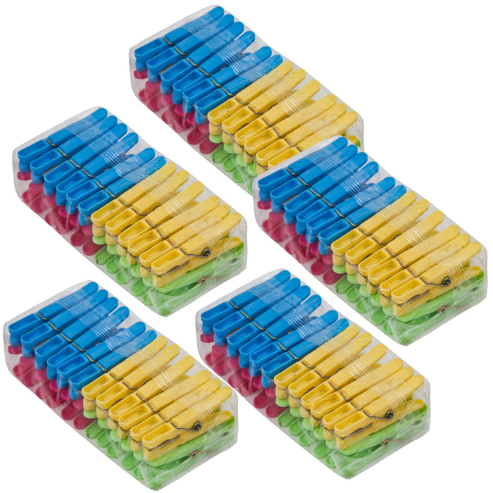 Standard Multipurpose Clothes Pegs for All Types of Clothes -  8cm long (24 pegs per pack)