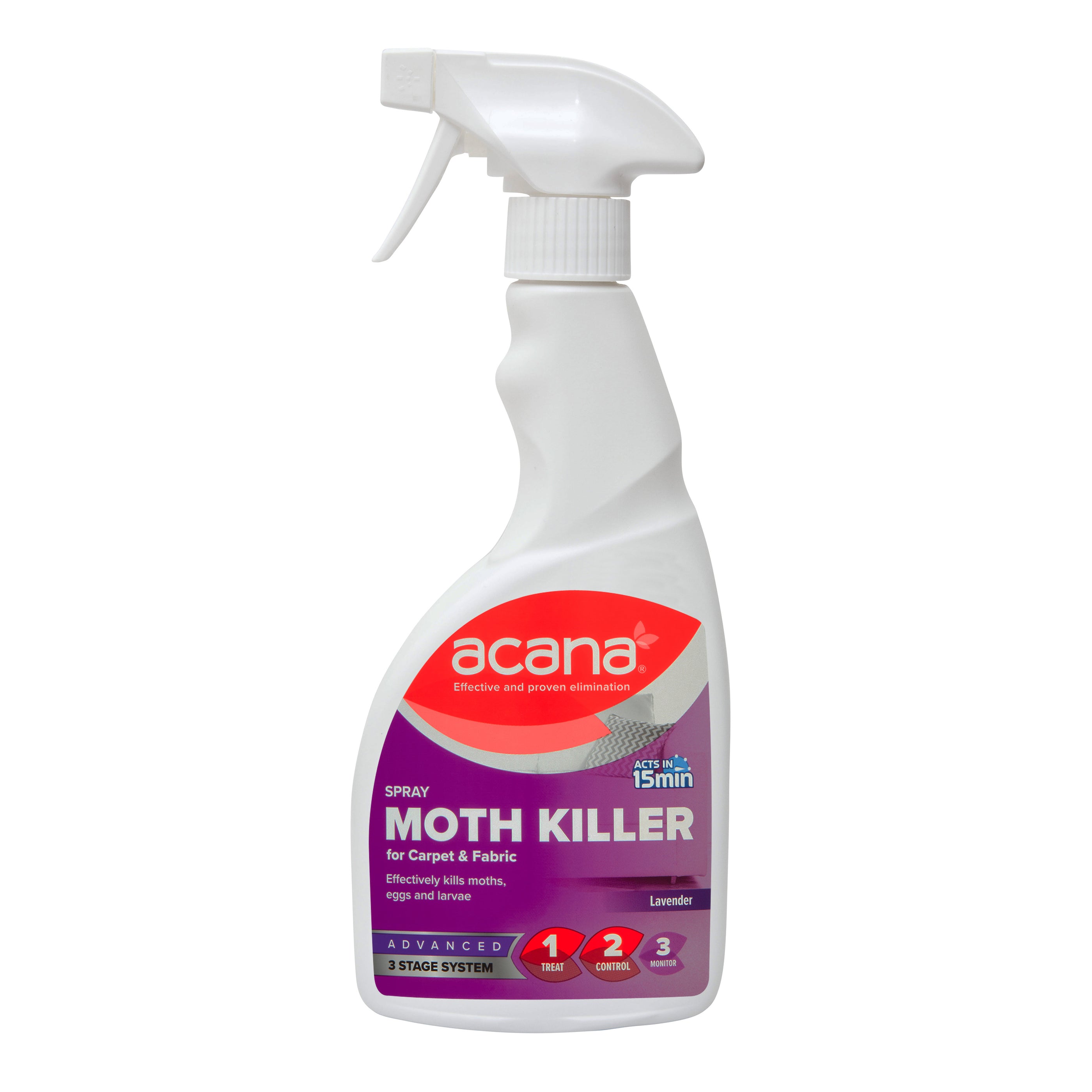 Acana Carpet & Fabric Moth Killer & Freshener Spray 500ml — Caraselle