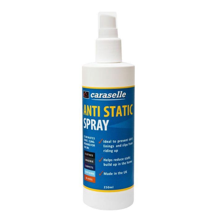 Spray antistatique 250 ml (fabriqué en Angleterre)