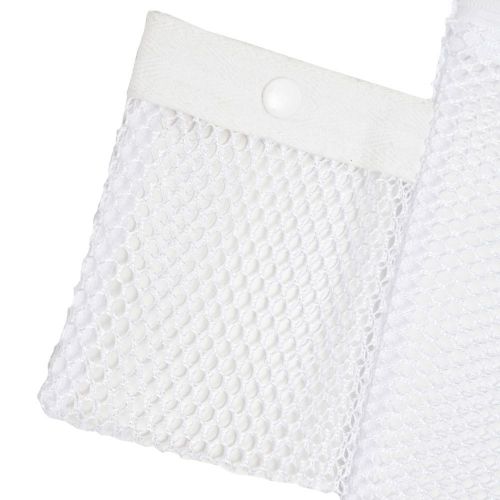 Large Industrial Net Washing Bag for Laundry with Strong Drawstring + ID Pocket (60 x 46cm)