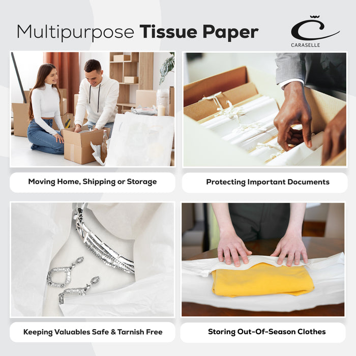 Medium White Acid Free Tissue Paper (45 x 70cm)